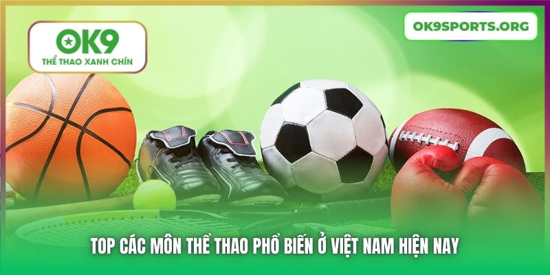 Top Các Môn Thể Thao Phổ Biến Ở Việt Nam Hiện Nay