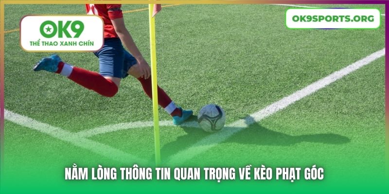 Nằm lòng thông tin quan trọng về kèo phạt góc