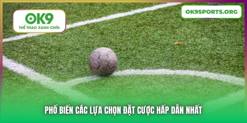 Phổ biến các lựa chọn đặt cược hấp dẫn nhất