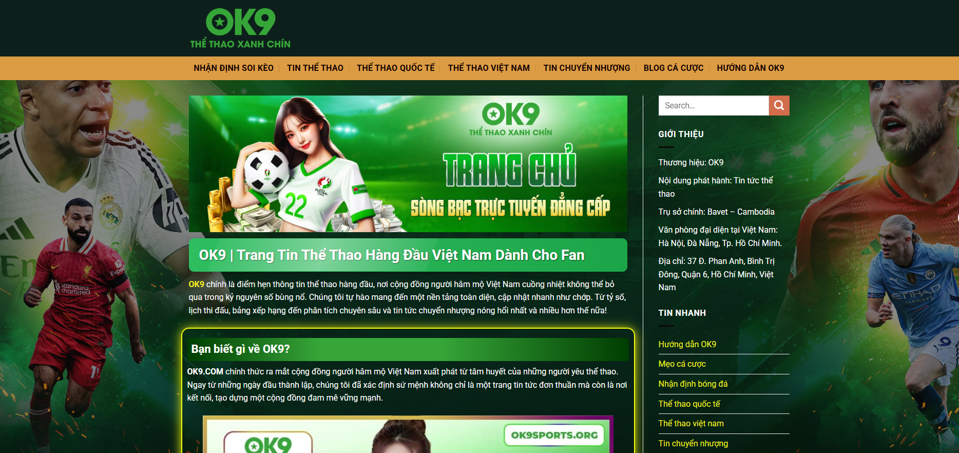 Các Website Giả Mạo Lợi Dụng Danh Tiếng OK9